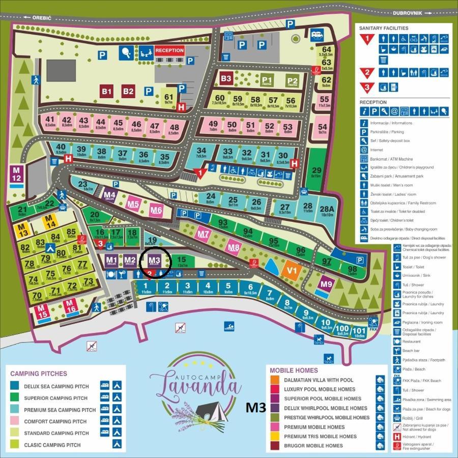 Lavanda Mobile Homes & Villas Orebić Eksteriør bilde